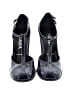 Prada 100% Leather Blue Heels Size EU 35 1/2 - photo 2