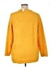 Gap Solid Yellow Pullover Sweater Size XL - photo 2