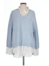 Brochu Walker Blue Wool Pullover Sweater Size L - photo 1