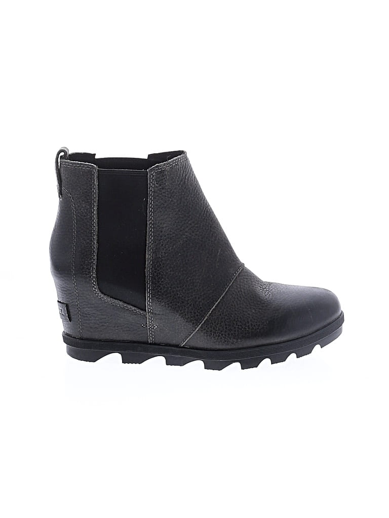 Pre-owned Sorel Ankle Boots In Black