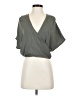 Zara Gray Short Sleeve Top Size S - photo 1