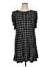 CeCe Plaid Black Casual Dress Size XL - photo 1