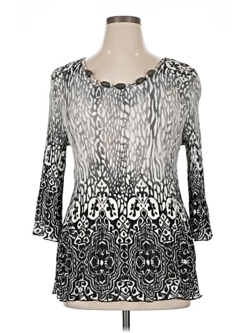 Investments 3/4 Sleeve Blouse (view 1)