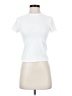 Francesca's White Short Sleeve Turtleneck Size S - photo 1