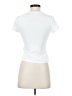 Francesca's White Short Sleeve Turtleneck Size S - photo 2