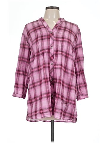Sundance 3/4 Sleeve Button-Down Shirt (view 1)