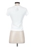 Francesca's Solid White Short Sleeve Turtleneck Size S - photo 2