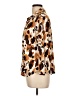 Cato Animal Print Brown 3/4 Sleeve Blouse Size L - photo 5