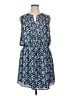 Gap 100% Polyester Print Blue Casual Dress Size XL (tall) - photo 1