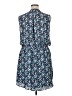 Gap 100% Polyester Print Blue Casual Dress Size XL (tall) - photo 2