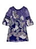 Iz Byer 100% Polyester Paisley Purple Dress Size 12 - photo 1