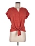 Knapp Studio Orange Short Sleeve Blouse Size M - photo 1