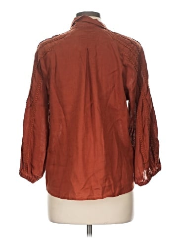 Elie Tahari 3/4 Sleeve Button-Down Shirt (view 2)