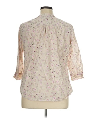 Lane Bryant 3/4 Sleeve Button-Down Shirt (view 2)