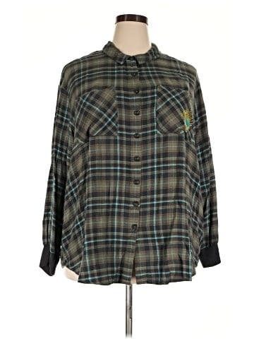 Torrid Long Sleeve Button-Down Shirt (view 1)