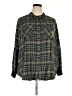 Torrid Plaid Green Long Sleeve Button-Down Shirt Size 3X Plus (3) - photo 1