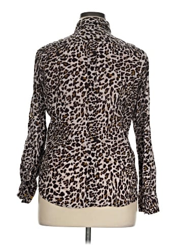 Jones New York Signature Long Sleeve Blouse (view 2)