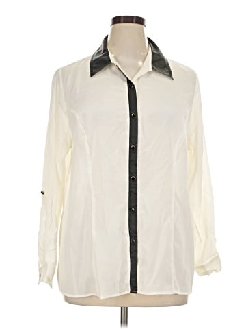 Notations Long Sleeve Blouse (view 1)