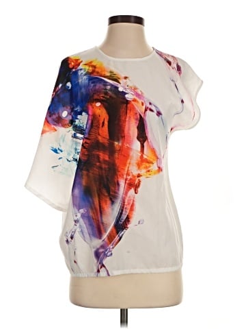 Zara Collection Short Sleeve Blouse (view 1)