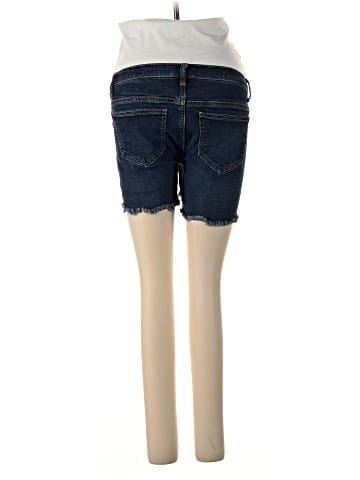 Indigo Blue Denim Shorts (view 2)