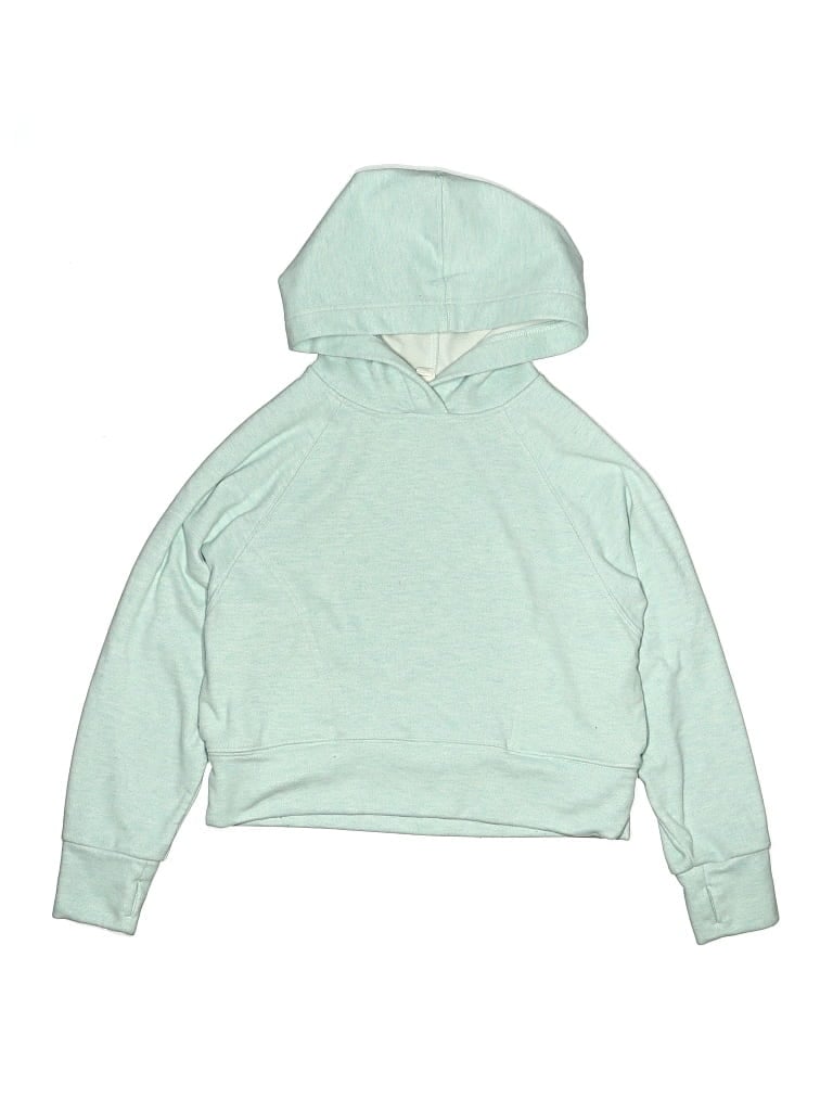 Pre-owned Zella Kids' Pullover Hoodie In Green