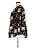 Torrid 100% Rayon Floral Black Long Sleeve Blouse Size 3X Plus (3) - photo 5
