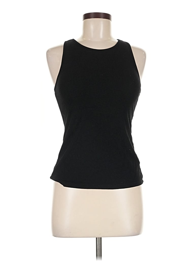 Pre-owned Klassy Network Tank Top Black Halter Neckline Tops