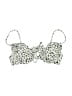 Volcom Animal Print Silver Swimsuit Top Size M - photo 1