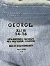 George Blue Long Sleeve Button-Down Shirt Size 14 - 16 - photo 3