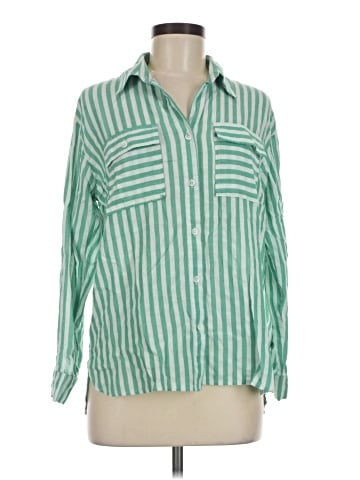 MSJ 3/4 Sleeve Button-Down Shirt (view 1)