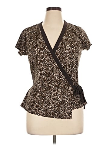 Willi Smith Short Sleeve Blouse (view 1)