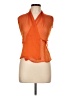 Daniela Vecchi 100% Silk Orange Sleeveless Silk Top Size 10 - photo 1