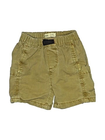 Zara Khaki Shorts (view 1)