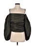 STINE GOYA 100% Polyester Black 3/4 Sleeve Blouse Size L - photo 1