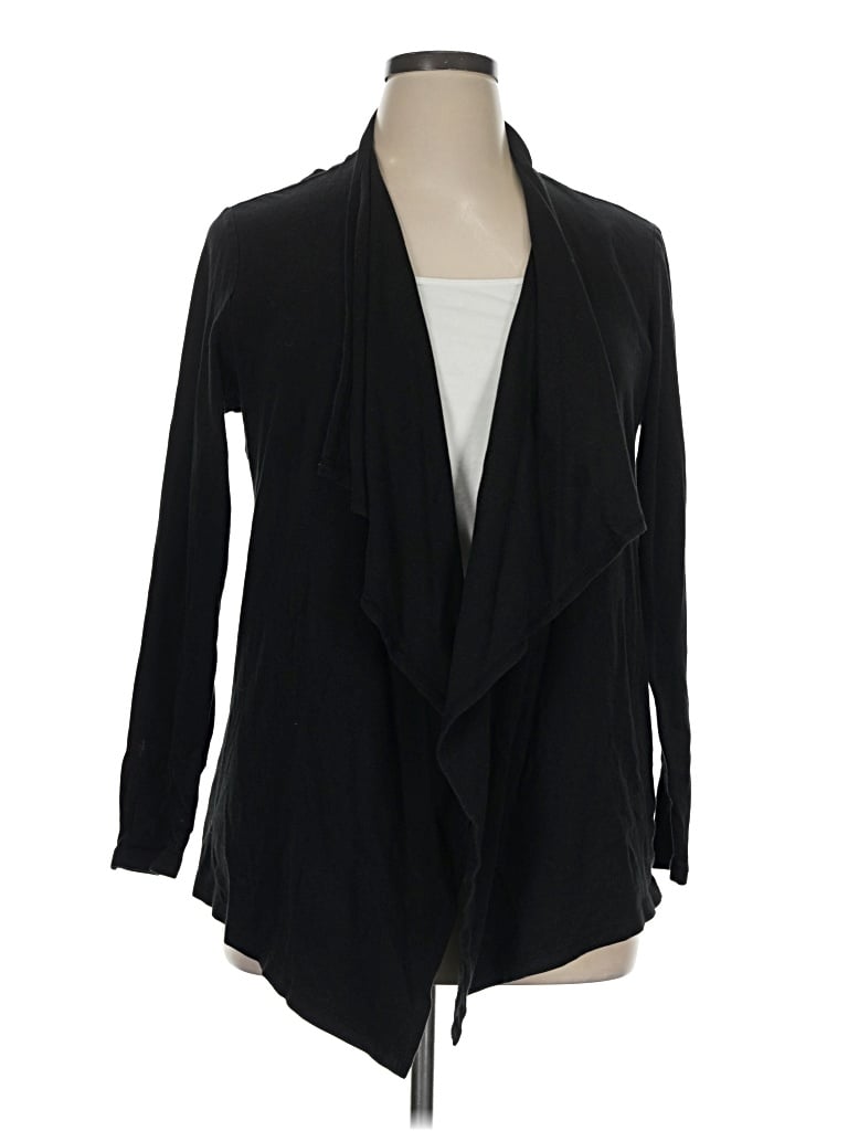 Pre-owned Ellen Tracy Cardigan Sweater In Black