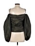STINE GOYA 100% Polyester Black 3/4 Sleeve Blouse Size L - photo 2