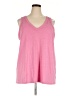 Torrid Pink Sleeveless T-Shirt Size 3X Plus (3) - photo 1