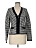 Grace Elements Houndstooth Ivory Blazer Size M - photo 1