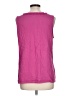 Basic Editions 100% Cotton Pink Sleeveless T-Shirt Size L - photo 2