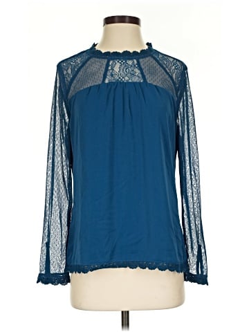 Allegra K Long Sleeve Blouse (view 1)