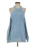 VICI 100% Cotton Blue Turtleneck Sweater Size XS - photo 1
