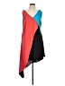 Bar III 100% Polyester Color Block Red Cocktail Dress Size L - photo 1