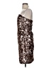 Love 100% Polyester Metallic Brown Cocktail Dress Size M - photo 5