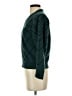 Amour Vert 100% Wool Chevron-herringbone Teal Wool Pullover Sweater Size S - photo 5