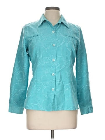 Sag Harbor Long Sleeve Blouse (view 1)
