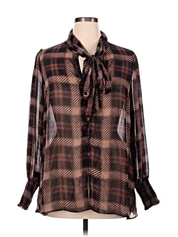 City Chic Long Sleeve Blouse (view 1)