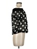 Papaya Black Short Sleeve Blouse Size M - photo 4