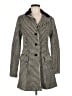 Lauren by Ralph Lauren Houndstooth Ivory Wool Coat Size M - photo 1