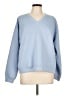 Lands' End Chevron-herringbone Blue Pullover Sweater Size L - photo 1