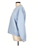 Lands' End Chevron-herringbone Blue Pullover Sweater Size L - photo 5